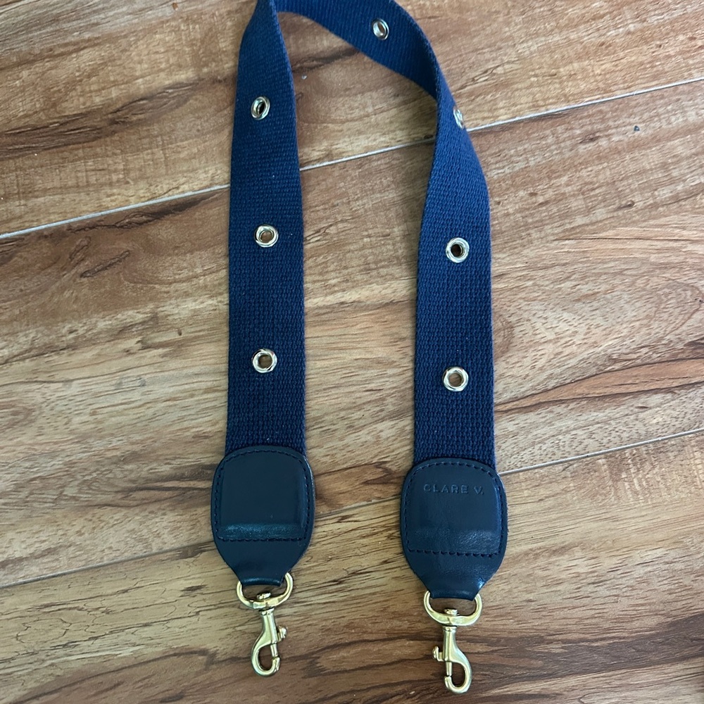 Clare V. Navy Shoulder Bag Strap